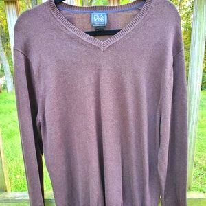 Men's Pima Cotton V neck Sweater